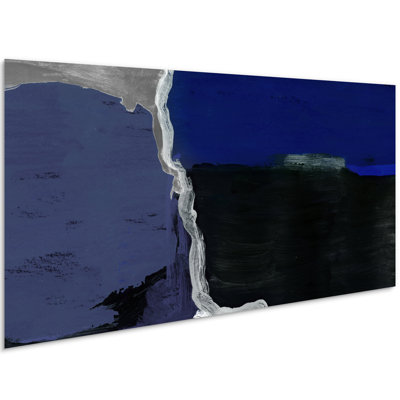 «Cobalt Abstract B», impression sur toile sans cadre