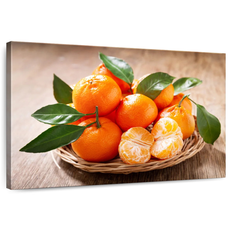 Yarlin Served Mandarin Oranges, 30" H x 45" W