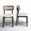 Chaise d'appoint noire Caleb