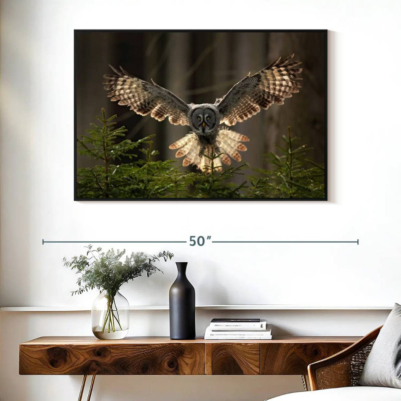 Hibou volant Brampt, H 27 po x l 40 po