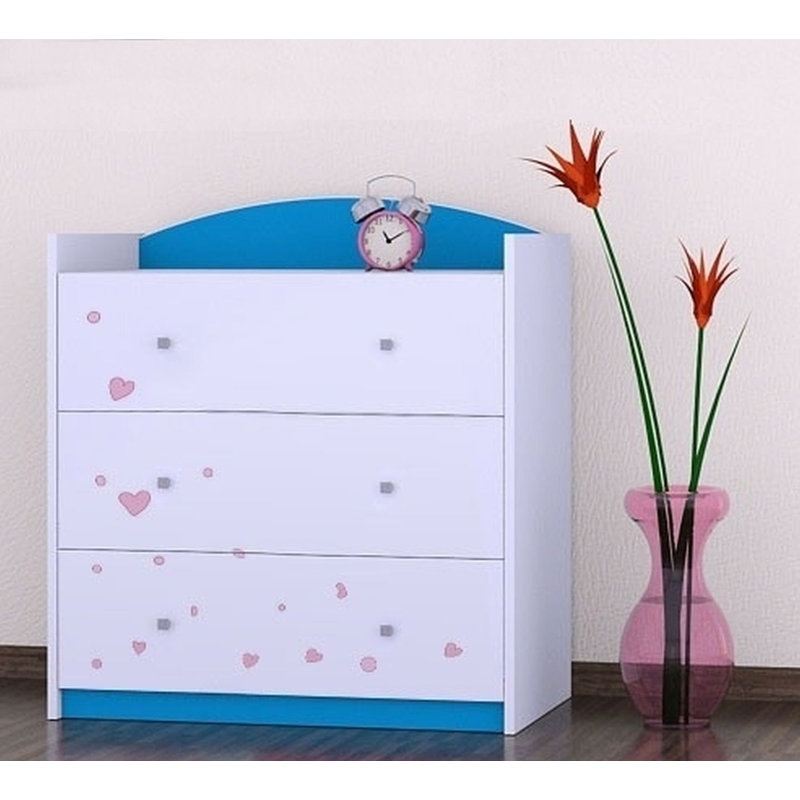 Nicastro Kids 3 - Drawer Chest, Blue