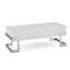Table basse moderne noire ultrabrillante avec plateau relevable-541099736