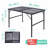 Birzer Rectangular Steel Outdoor Folding Camping Table-1520652337