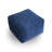 Compression 38.5" W Soft Teddy Fabric Foam Filled Bean Bag Chair With Ottoman-2115537695