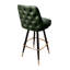 Tabouret de bar pivotant extérieur touffeté-117321617
