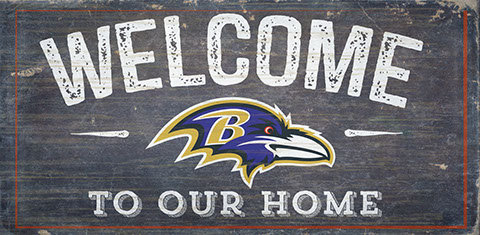 Décoration murale welcome NFL, Ravens de Baltimore