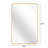 22X30 Inch Metal Framed Rectangular Bathrrom Mirror For Wall-1512996683-1512996788