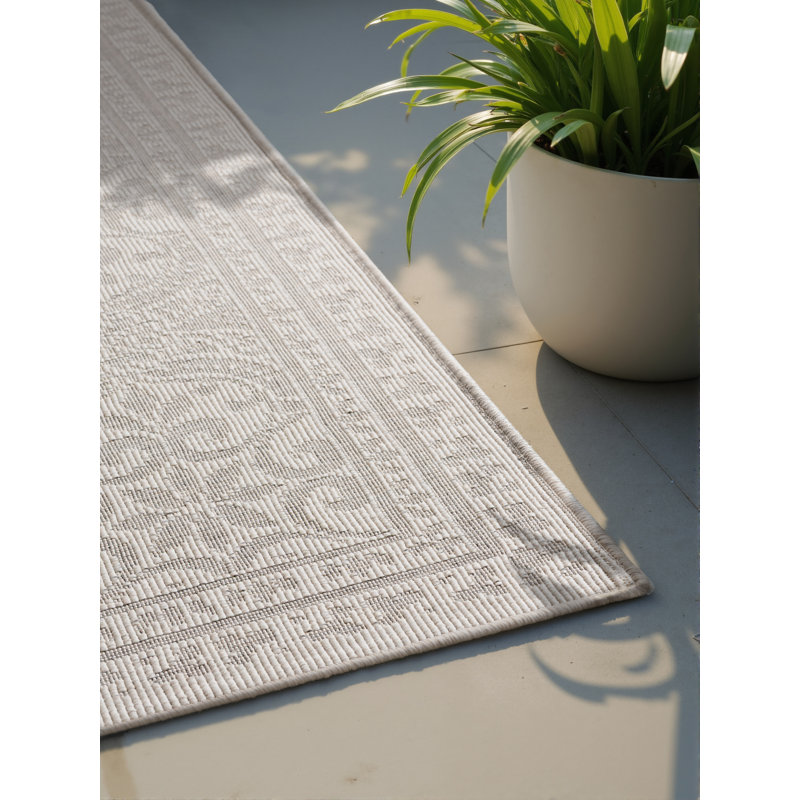 Rosel Indoor and Outdoor Rug by Hanse Home – Reversible Outdoor Rug, Flat Weave Weatherproof for Living Room, Balcony, Garden