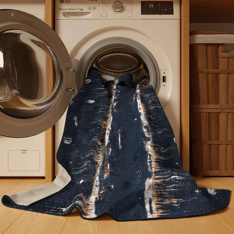 Tapis gris lavable à la machine, Tapis de couloir 2 pi x 4 pi