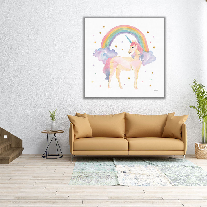 Magical Friends I - Canvas Print Wall Art, 12" H x 12" W