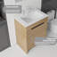 Meuble-lavabo autoportant avec lavabo