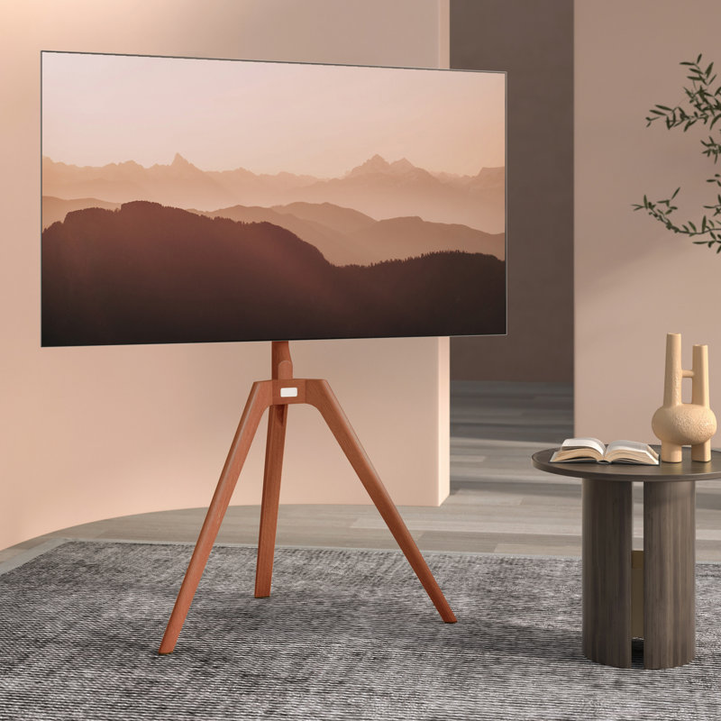 Lavaca Swivel Floor Stand for TV'S up to 65" from 200x200 to 400x400 VESA, Black