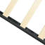 Lit plateforme tapissier simple gris foncé, tête de lit moderne en lin, aucun sommier nécessaire, support à lattes en bois, assemblage sans effort, structure de lit avec poids maximal de 300 lb et tissu-738985466-738985465
