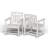 Patio Dining Chairs HDPE Armchair Outdoor Dining Chairs-561531937