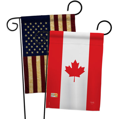 Double Sided 18.5'' H x 13'' W Polyester Garden Flag