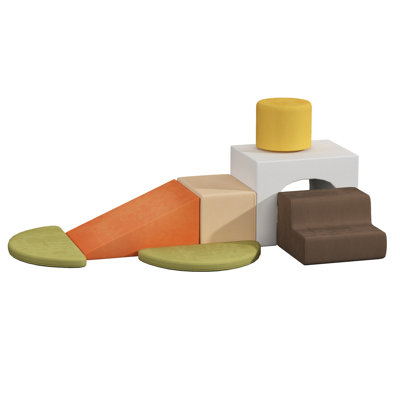Ensemble de blocs d'escalade en mousse 7 pièces SoftPark pour tout-petits