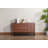 Walnut Brown Wood Console Table