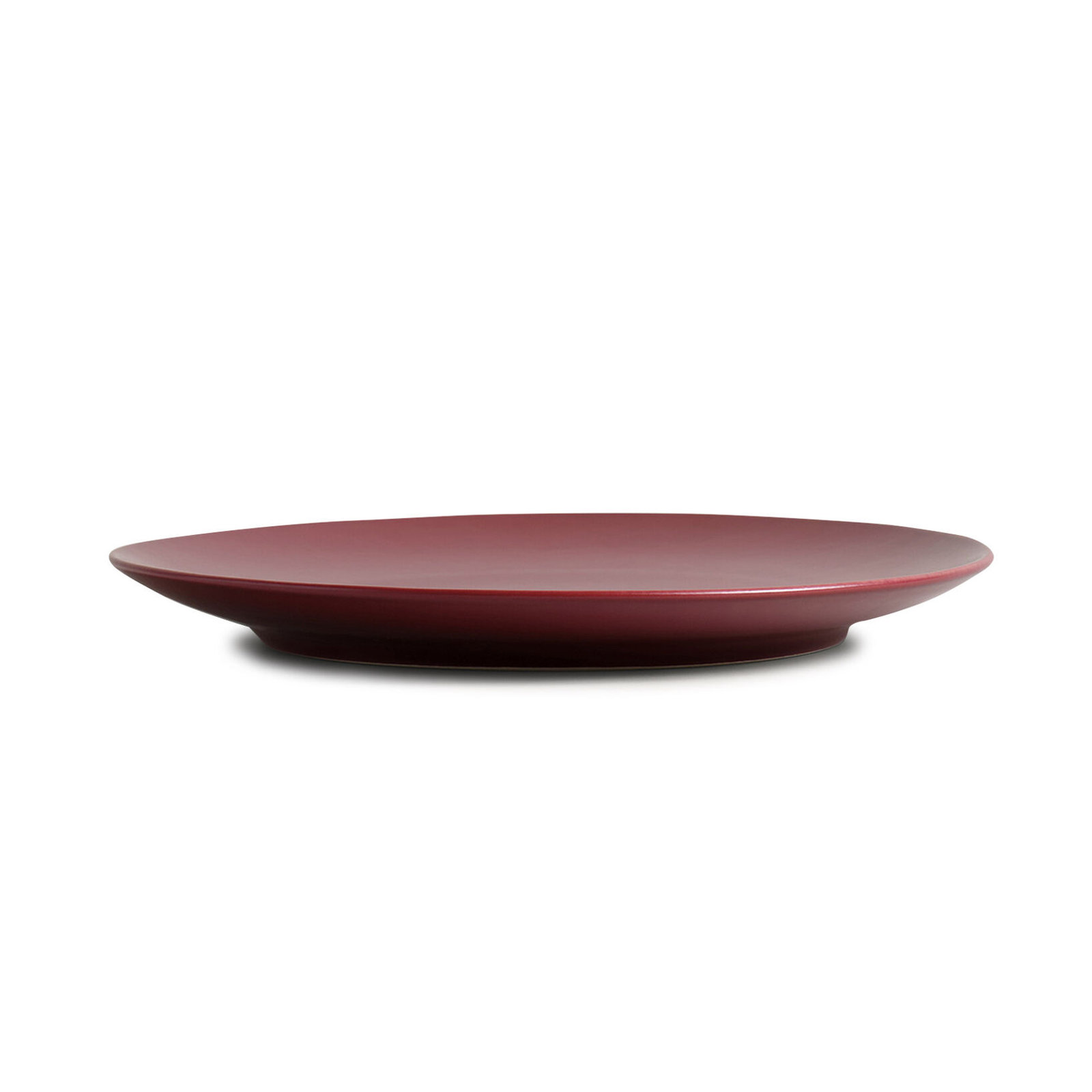 11" Ceramic Dinner Plate, Plum