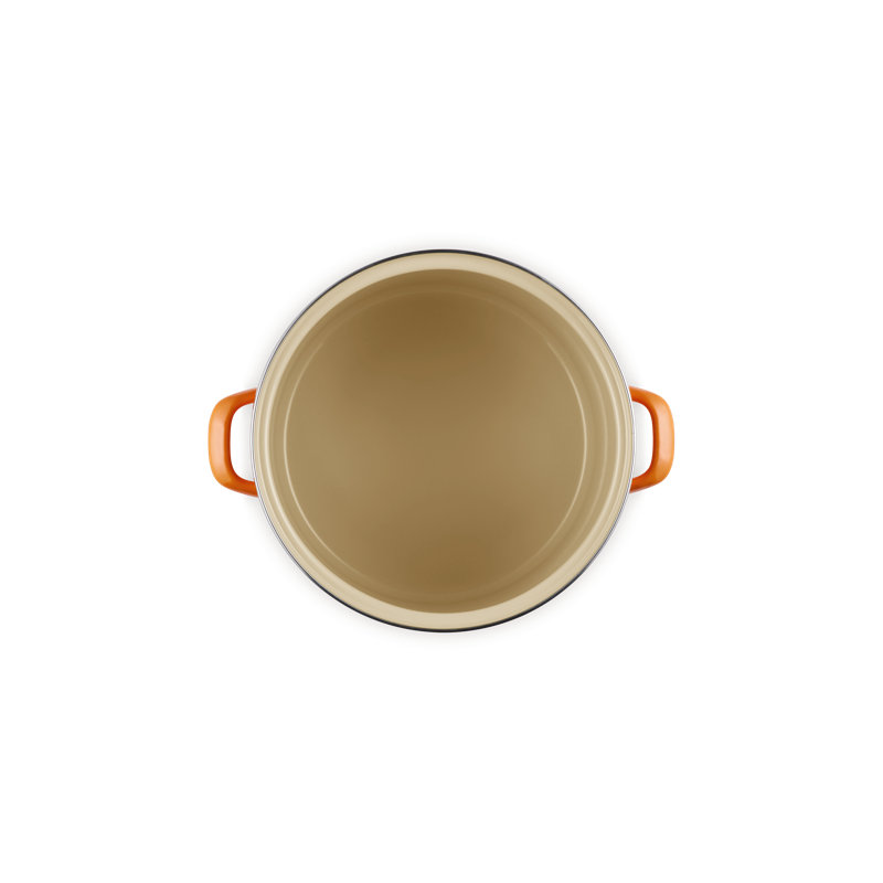 Le Creuset Enamel On Steel Classic Round Stockpot, 12 Qt. - Artichaut, Orange