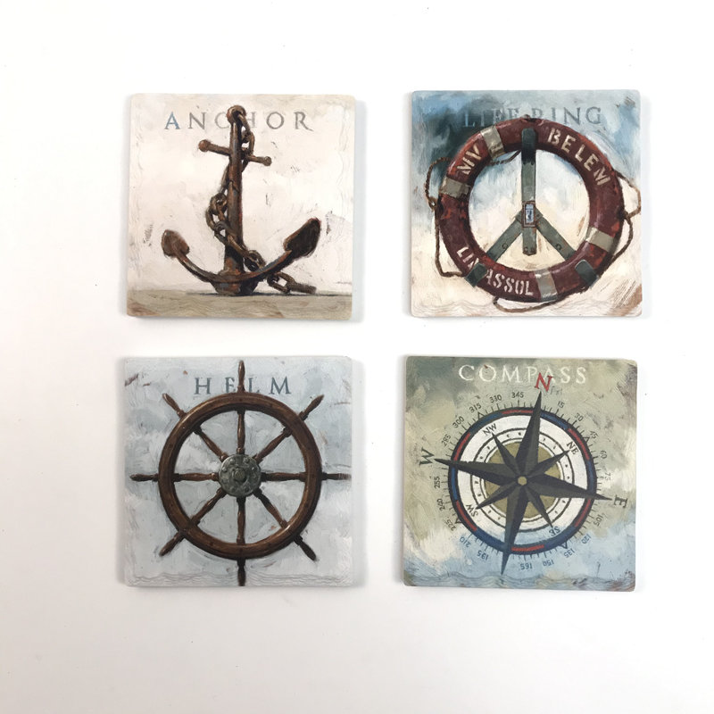 Sous-verre nautique
