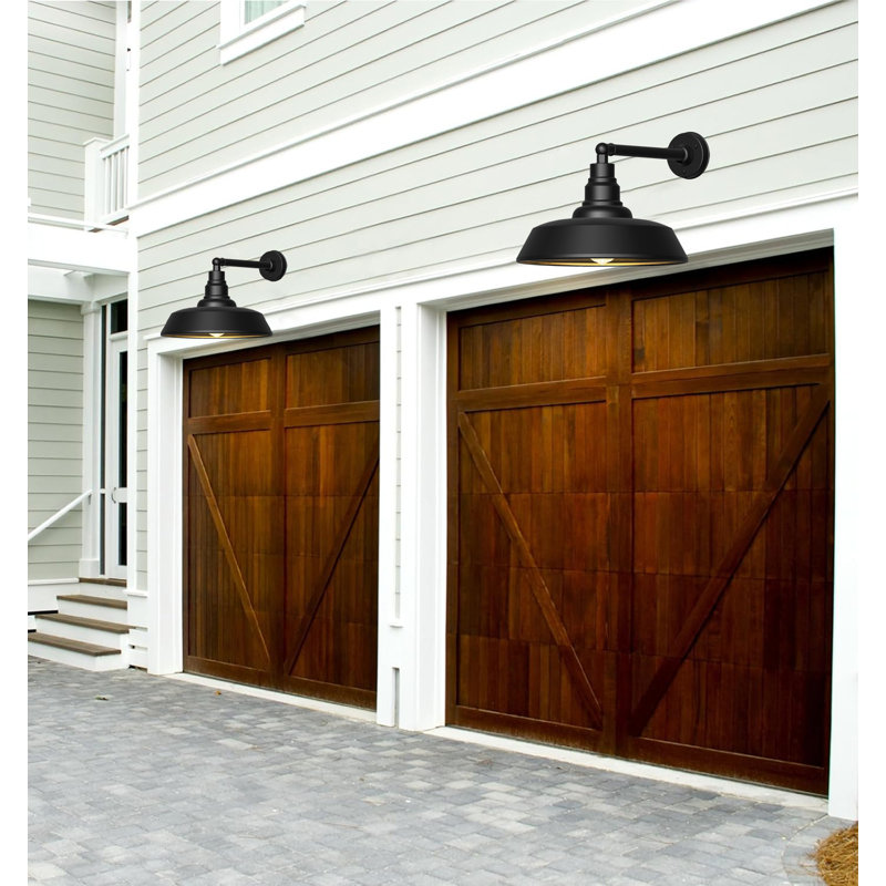 Outdoor Wall Light, 24.46" H x 21" W x 31" D