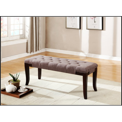 Banc capitonné Linon, tissu