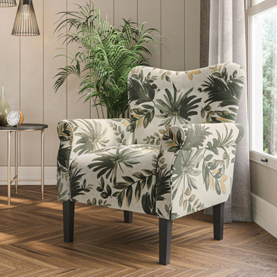 30.3" Wide Tufted Upholstered Armchair