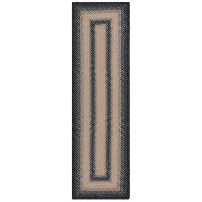 Tapis d'intérieur / extérieur géométrique tissé à la main Georgina