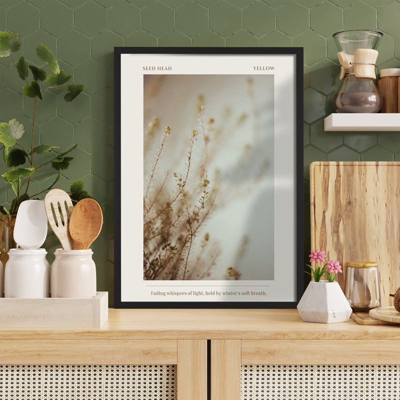 Z Studio Floral Wall Art, Structure noire