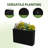 24" H x 36" W Outdoor/Indoor Rectangle Planter Box Metal Garden Bed Planter with Drainage Holes for Patio Lawn-1132969229-1132969227