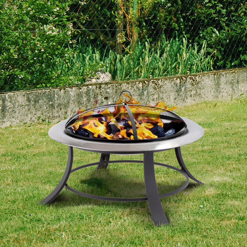 Steel Wood Burning Fire Pit