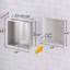 Stainless Steel Recessed Shower Niche No Tile Needed-1150085945