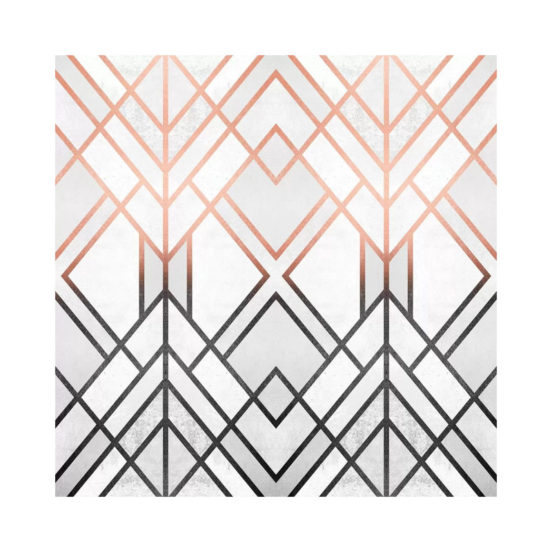 Gradient Geo by Elisabeth Fredriksson - Wrapped Canvas Gallery-Wrapped Canvas Giclée, 66.04 cm H x 66.04 cm W x 1.91 cm D