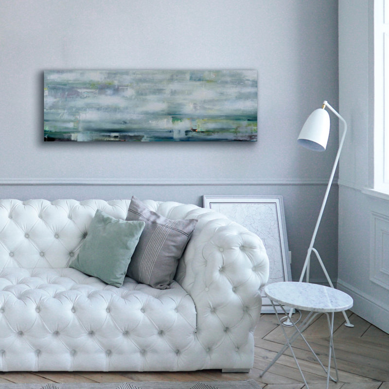  «Sailing Azure Bay» par Aondrea H. Maynard, art mural sur toile, 60 po x 20 po
