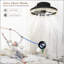 Ventilateur de plafond à DEL décoratif de 16 pouces - Plafonnier encastré moderne avec anneau en acrylique d'inspiration cristal, pales cachées et télécommande pour maisons élégantes