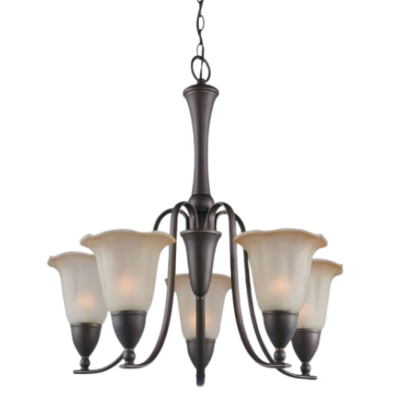 Lustre Woodbridge Lighting, 3, H 18,75 po x l 22 po x P 20 po