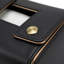 Noir Leather Tissue Box Cover