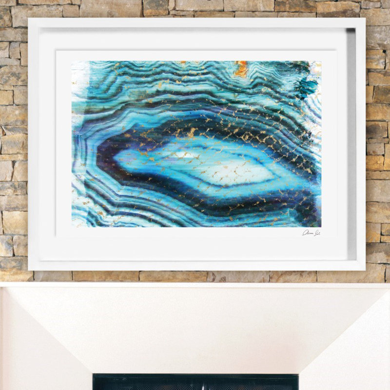 Sea Of Turquoise Print, 18" H x 26" W