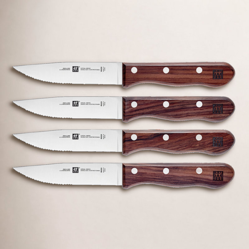 Ensemble de couteaux à steak avec étui de rangement 4 pièces Zwilling
