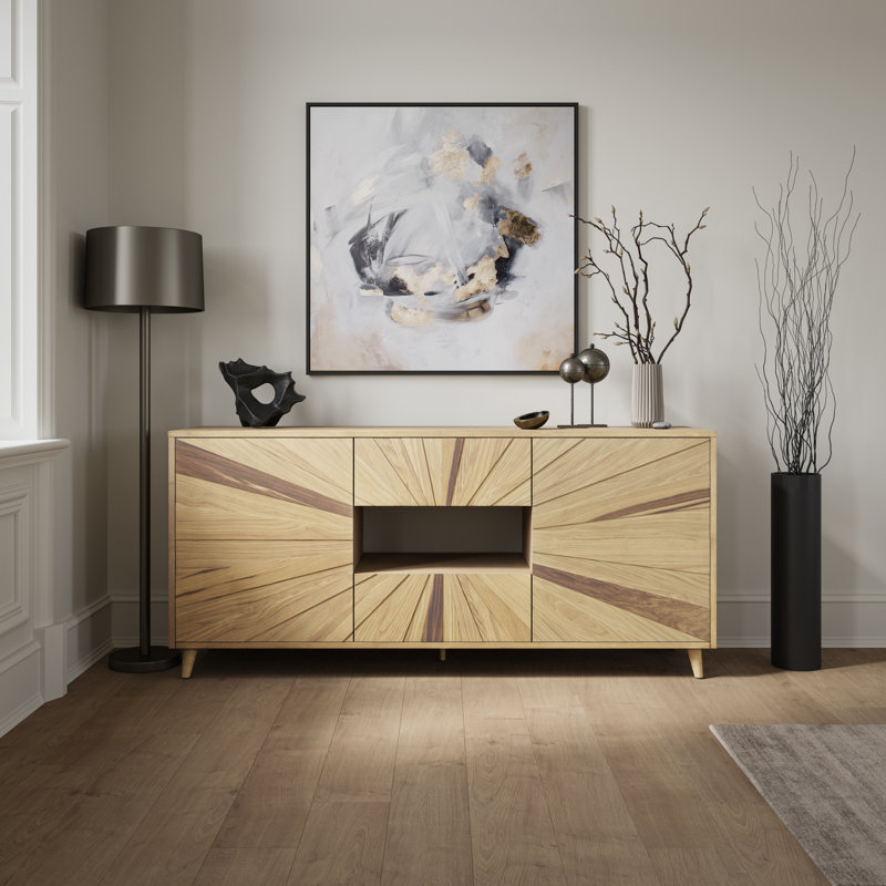 Armoire de rangement Sylmar Fann, Bois brun, L 70 po x P 18 po