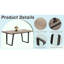 Ensembles de table de salle à manger peu encombrants avec chaises en MDF et en polyuréthane de style moderne pour la cuisine