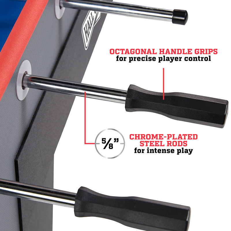 Hall of Games 56" Gray and Black Foosball Table