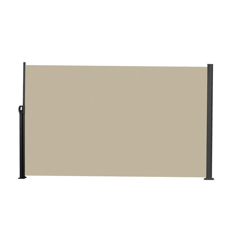 Auvent latéral rétractable 276 po x 71 po, imperméable et résistant aux rayons UV, H 71 po x l 138 po x P 1,58 po