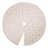 Set of 3 2 White Plush with Snowflake Christmas Stockings & a tree skirt