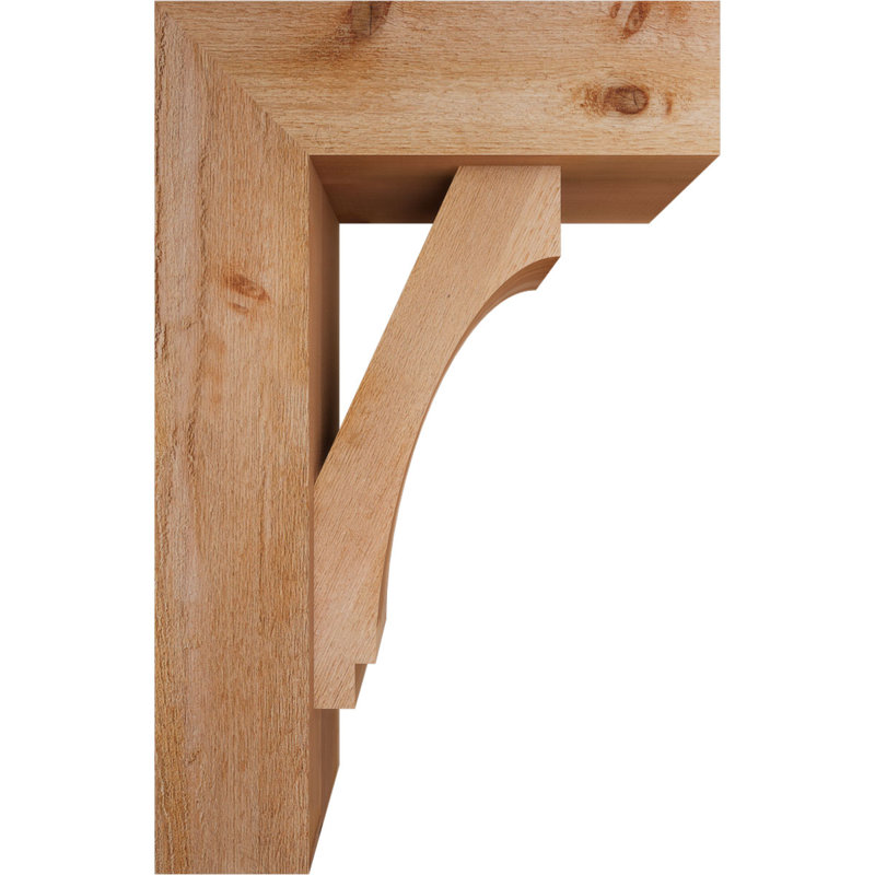Support de bloc impérial avec entretoise décalée, 34 x 22, Cèdre rouge occidental de l 8 po (scié brut)