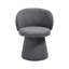 Chaise pivotante rembourrée avec dossier-118017933