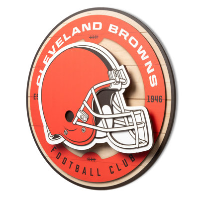 NFL Cleveland Browns 3DX Circle Wall Art