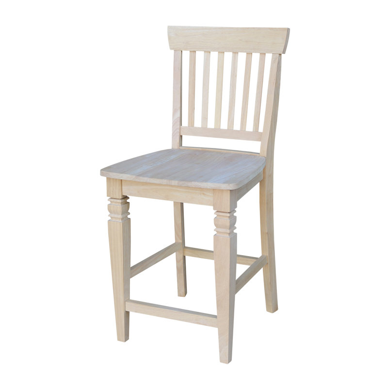 Guzik Solid Wood Counter Stool