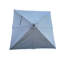 Parasol carré solaire pour terrasse 2,5 X 2,5 M, 8 baleines, éclairage à DEL, auvent imperméable, pour parasol de jardin et d'extérieur, 32 lumières, imperméable, abat-jour de terrasse, protection 40+