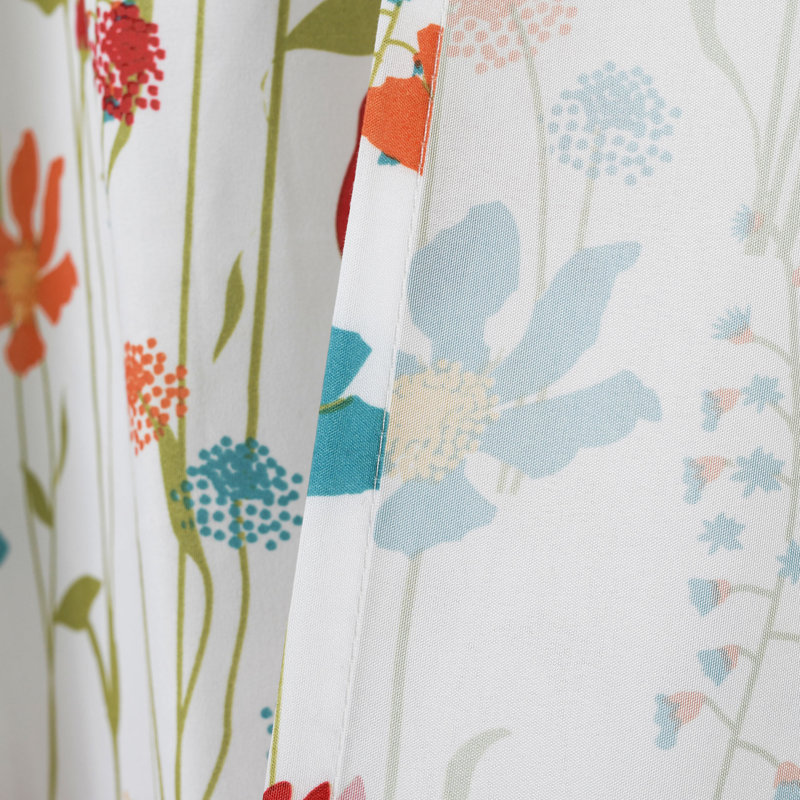 Clarissa Floral Floral Shower Curtain